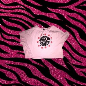 Happy Peace Crop Tee